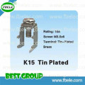Metal Parts K15 Tin Plated/Electrical Terminal Block/Feed Through Terminal Blo